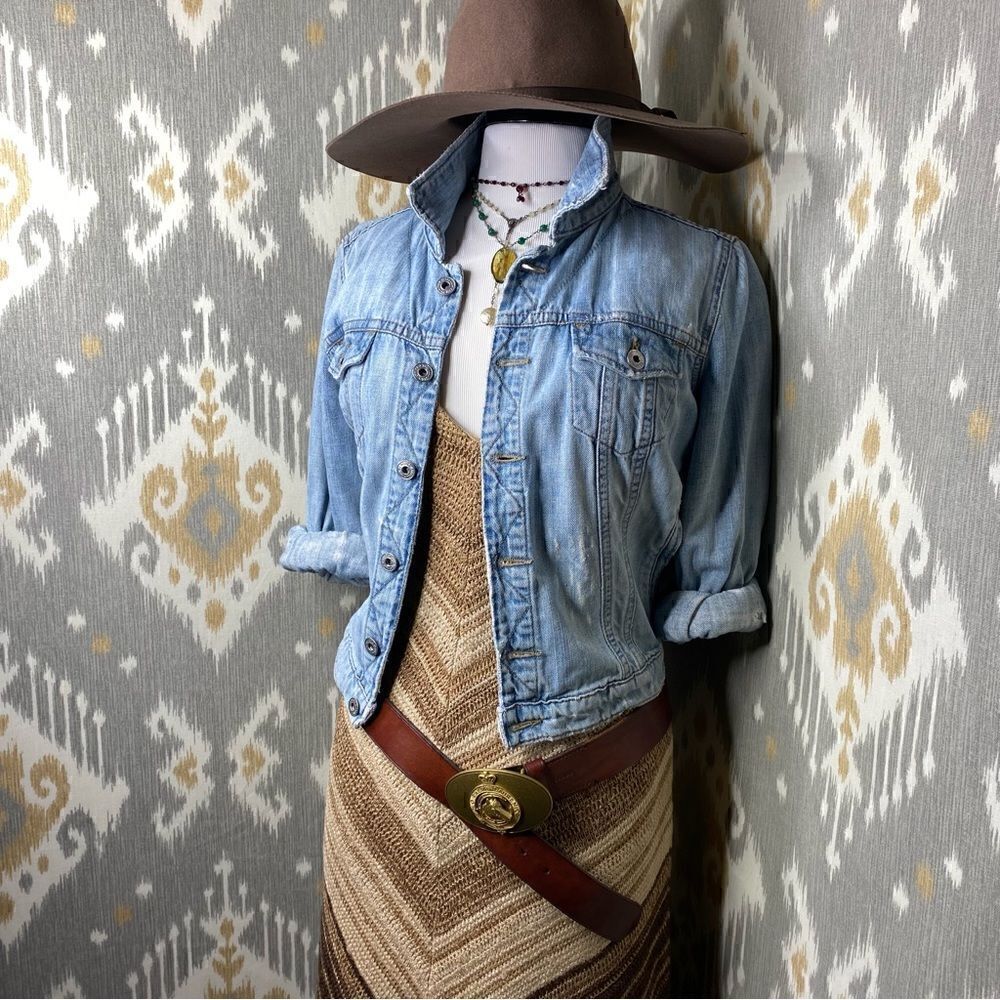 Ralph Lauren Handknit Tan Multi Silk Southwestern-Inspired Chevron Maxi Dress